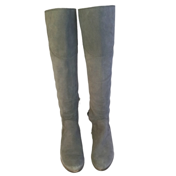 Vince Camuto Women's Riding Taupe Notch. Suede Classic Tall Riding Size 8.5 M - Picture 3 of 16